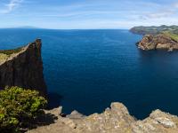 Portugal - Panoramablick vom Morro Grande bei Velas auf São Jorge / Azoren